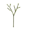 New Felt Bud Branch Dark Green Felt Flowers