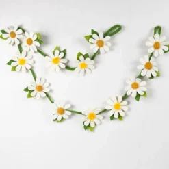 Discount Felt Daisy Garland Garlands | Felt Flowers