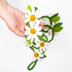 Discount Felt Daisy Garland Garlands | Felt Flowers