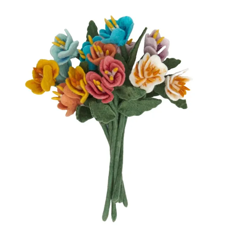 Best Felt Flower Primrose Apricot Felt Flowers