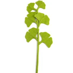 Fashion Felt Ginkgo Leaf – Mid Green Felt Flowers