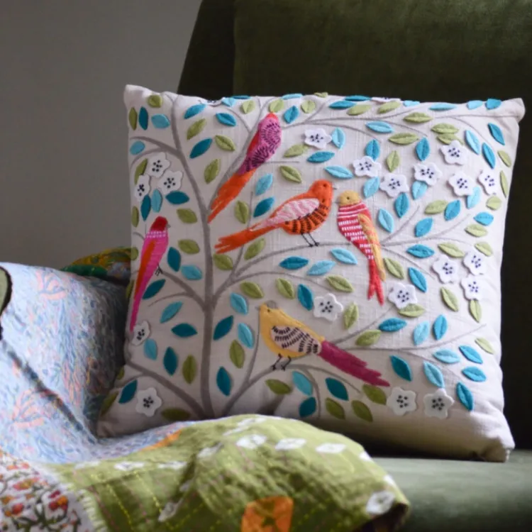 Sale Five Birds Pillow Pillows
