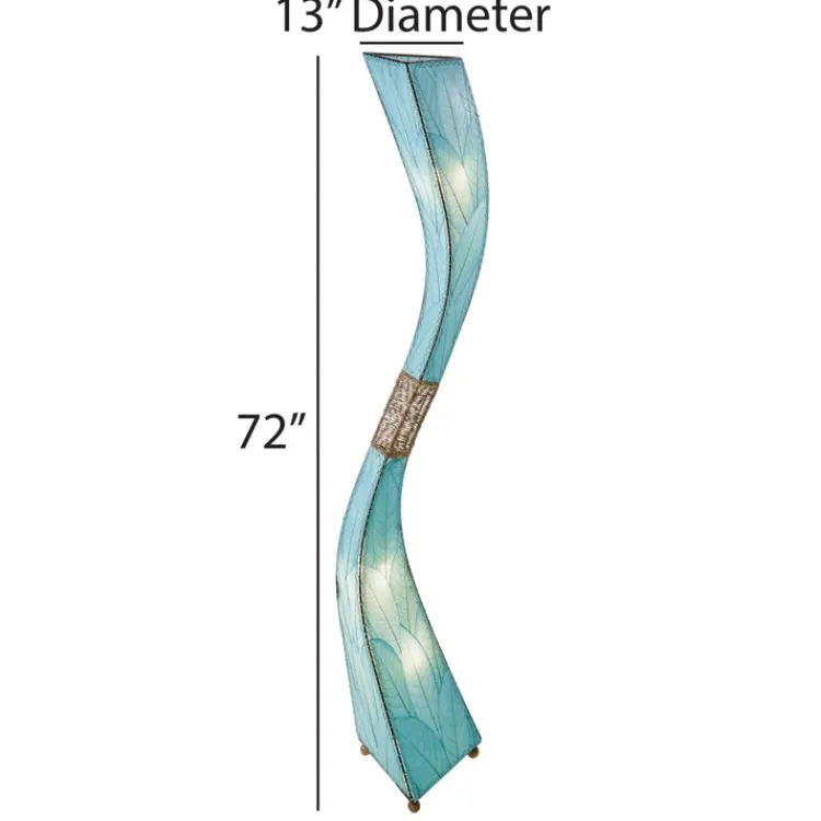 Outlet Flow Giant Leaf Lamp – Blue – preorder for est. ship 8/2025 Leaf Lamps