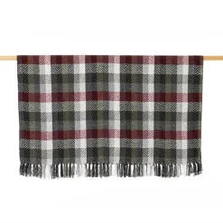Discount Forest Plaid Rethread Throw Blankets & Throws