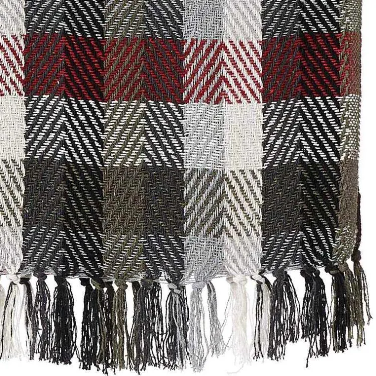 Discount Forest Plaid Rethread Throw Blankets & Throws