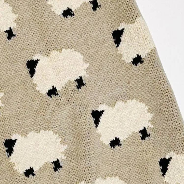 New Furry Sheep Baby Blanket Blankets & Throws