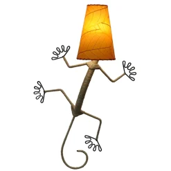 Best Gecko Leaf Lamp – Orange – in stock end April Leaf Lamps | Wall Decor