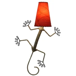 Hot Gecko Leaf Lamp – Red – in stock end April Leaf Lamps | Wall Decor