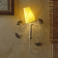 New Gecko Leaf Lamp – Yellow – in stock end April Leaf Lamps | Wall Decor