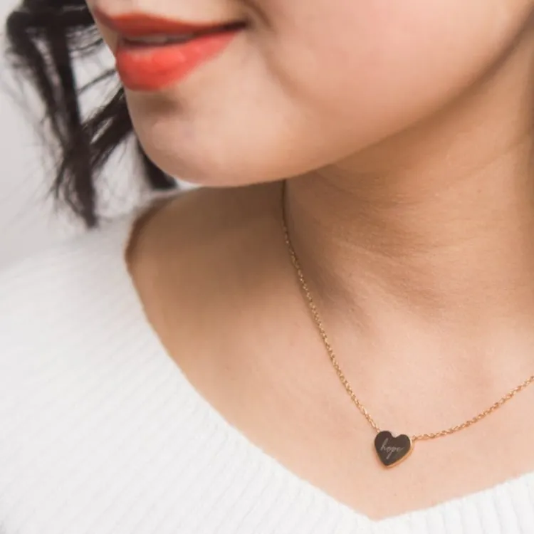 Fashion Give Hope Heart Necklace Fight Trafficking | Necklaces