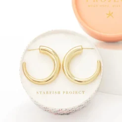 New Gold Grace Hoops Fight Trafficking | Earrings