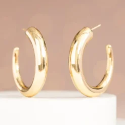 New Gold Grace Hoops Fight Trafficking | Earrings