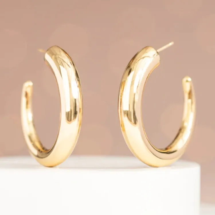 New Gold Grace Hoops Fight Trafficking | Earrings