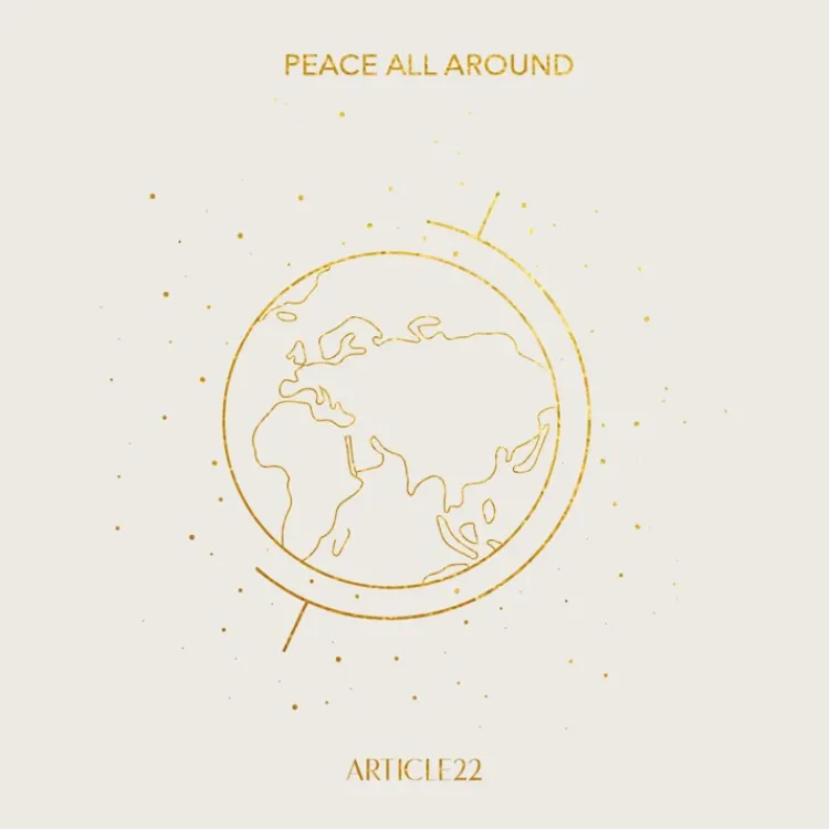 Outlet Gold Tone Peace All Around Bangle Standard Bracelets & Cuffs