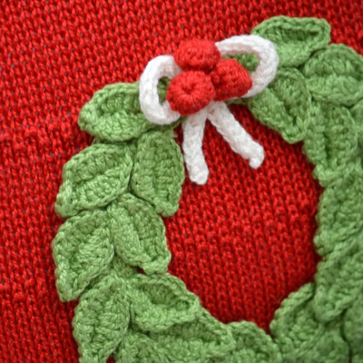Fashion Green Wreath 10″ Pillow Pillows