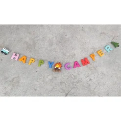 Outlet Happy Camper Felt Garland Garlands