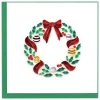 Outlet Holiday Wreath with Ornaments Quilling Card Christmas Cards