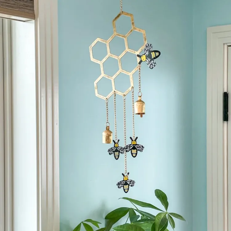 Online Honey Bee Chime Wall Decor