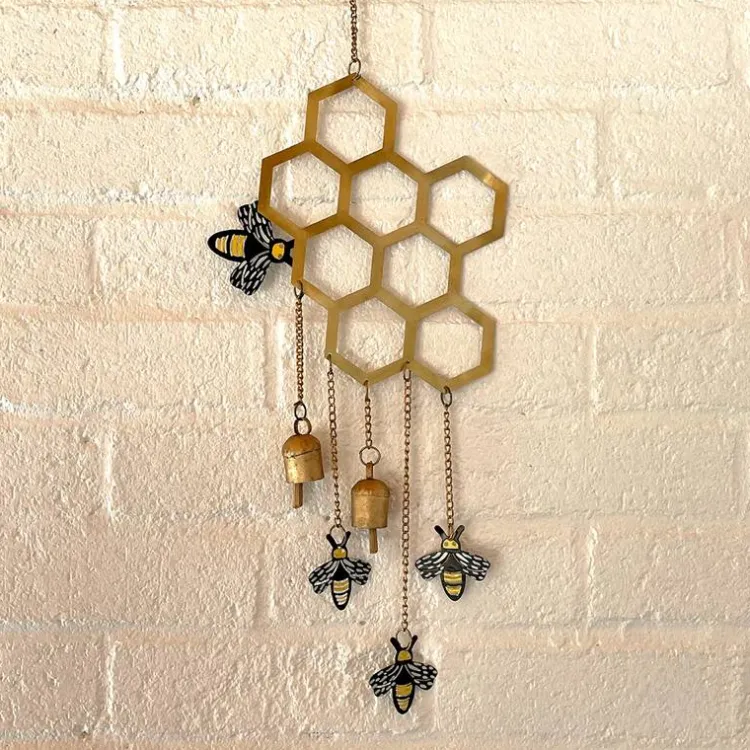 Online Honey Bee Chime Wall Decor