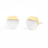 Clearance Honeycomb Mother of Pearl Studs Fight Trafficking | Earrings