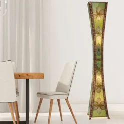 Fashion Hourglass Giant Leaf Lamp – Green – preorder for est. ship 6/2025 Leaf Lamps