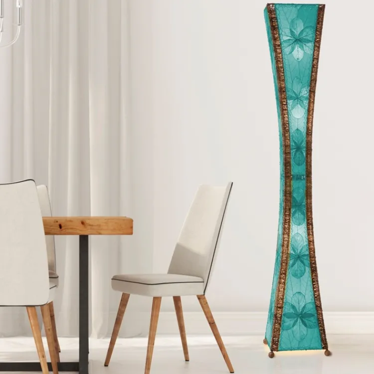 Sale Hourglass Giant Leaf Lamp – Blue Leaf Lamps