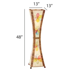 Sale Hourglass Large Leaf Lamp – Multi – preorder for est. ship 8/2025 Leaf Lamps