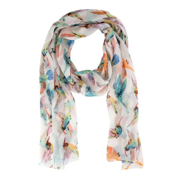 Discount Hummingbird Chiffon Scarf Scarves