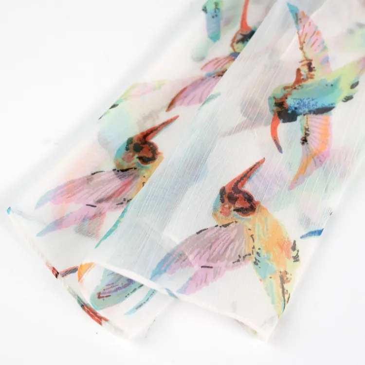Discount Hummingbird Chiffon Scarf Scarves