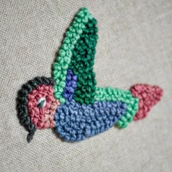 Discount Hummingbirds Embroidered Pillow 12″ x 20″ Pillows