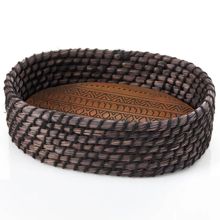 Fashion Indra Dark Bread Warmer Basket Tabletop | Bread Warmer Baskets