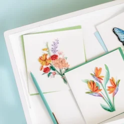 Clearance Japanese Wildflowers Quilling Card Bird & Flower Cards