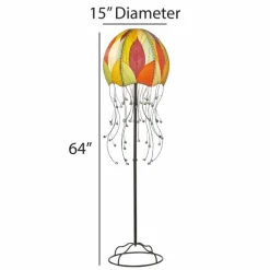Online Jellyfish Floor Leaf Lamp – Multi – preorder for est. ship 6/2025 Leaf Lamps