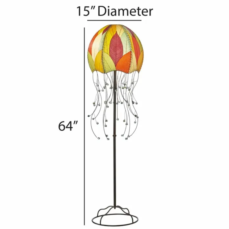 Online Jellyfish Floor Leaf Lamp – Multi – preorder for est. ship 6/2025 Leaf Lamps