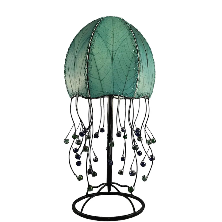 Clearance Jellyfish Table Leaf Lamp – Blue Leaf Lamps
