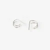 Discount Journey of Hope Huggie Earrings Sterling Silver Earrings