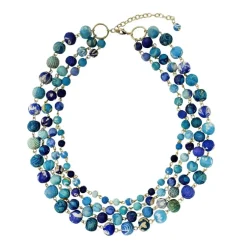 Outlet Kantha Azure Karita Necklace Kantha Jewelry | Necklaces