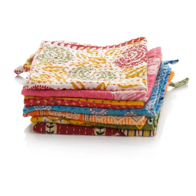 Fashion Kantha Dishcloth Individual Linens | Chef Accessories