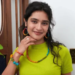 Online Kantha Prism Necklace Kantha Jewelry | Necklaces