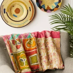 Outlet Kantha Throw Blankets & Throws