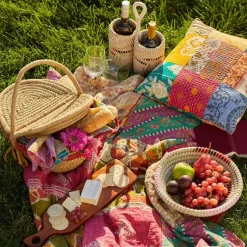 Outlet Kantha Throw Blankets & Throws