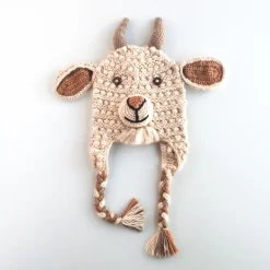 Fashion Kids Animal Hat Goat Knitwear