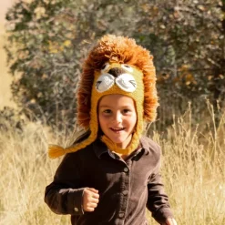Best Kids Animal Hat Lion Knitwear