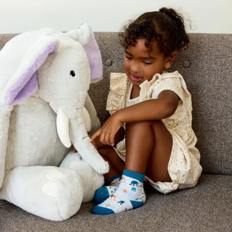 Clearance Kids Socks That Protect Elephants Socks