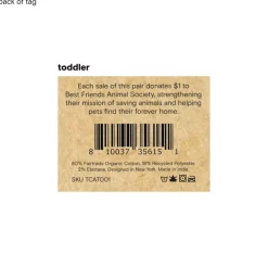 Sale Kids Socks that Save Cats Beige Cats Socks