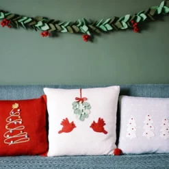Fashion Knit Cardinal Pillow 14″ Pillows