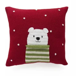 Best Knit Polar Bear Pillow Pillows