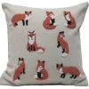 Sale Knotty Fox Embroidered Pillow Pillows