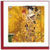 Online Lady in Gold Art Quilling Card Famous Painting Cards