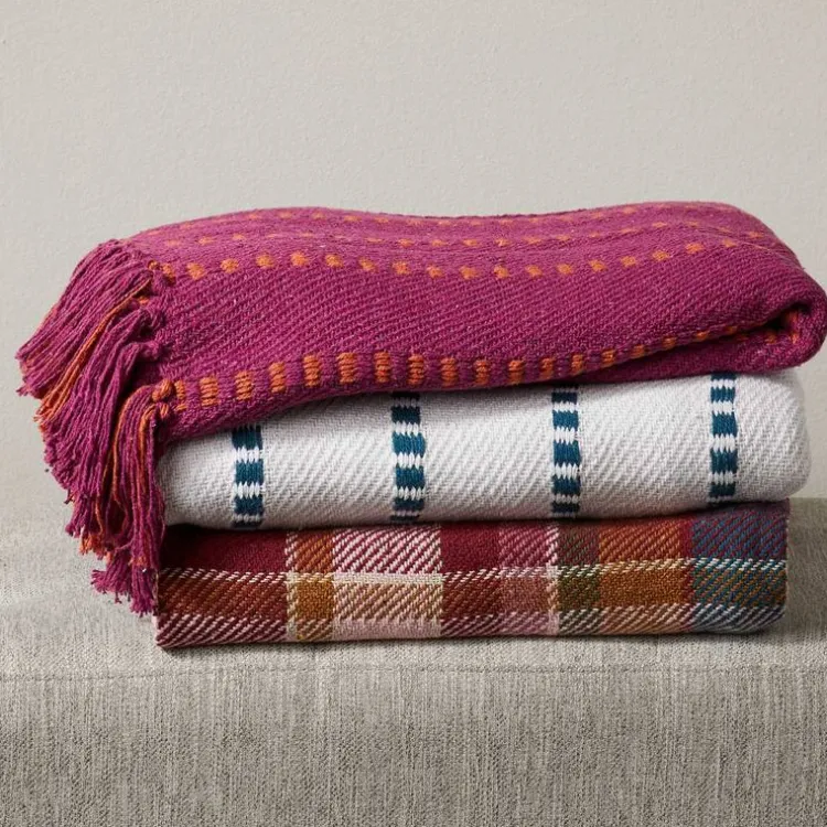 Online Lake Tahoe Plaid Rethread Blanket Blankets & Throws
